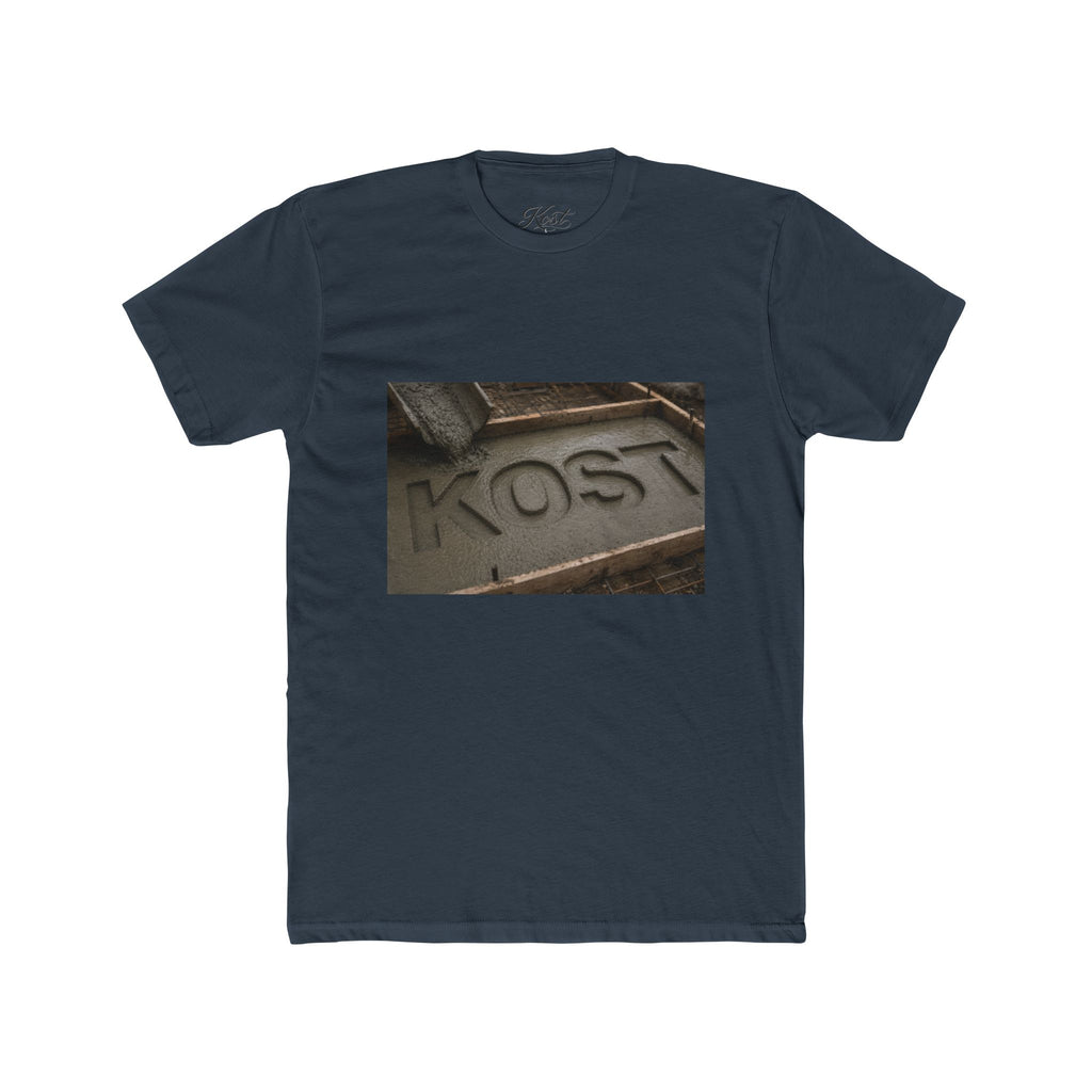 KOST Logo Crew T‑Shirt — Vintage Metalwork Graphic Tee