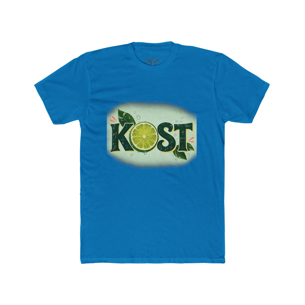 KOST Lime Graphic Cotton T-Shirt