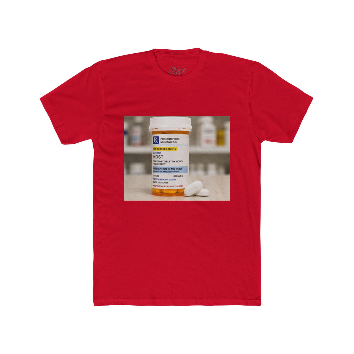 Prescription Bottle Graphic T-Shirt