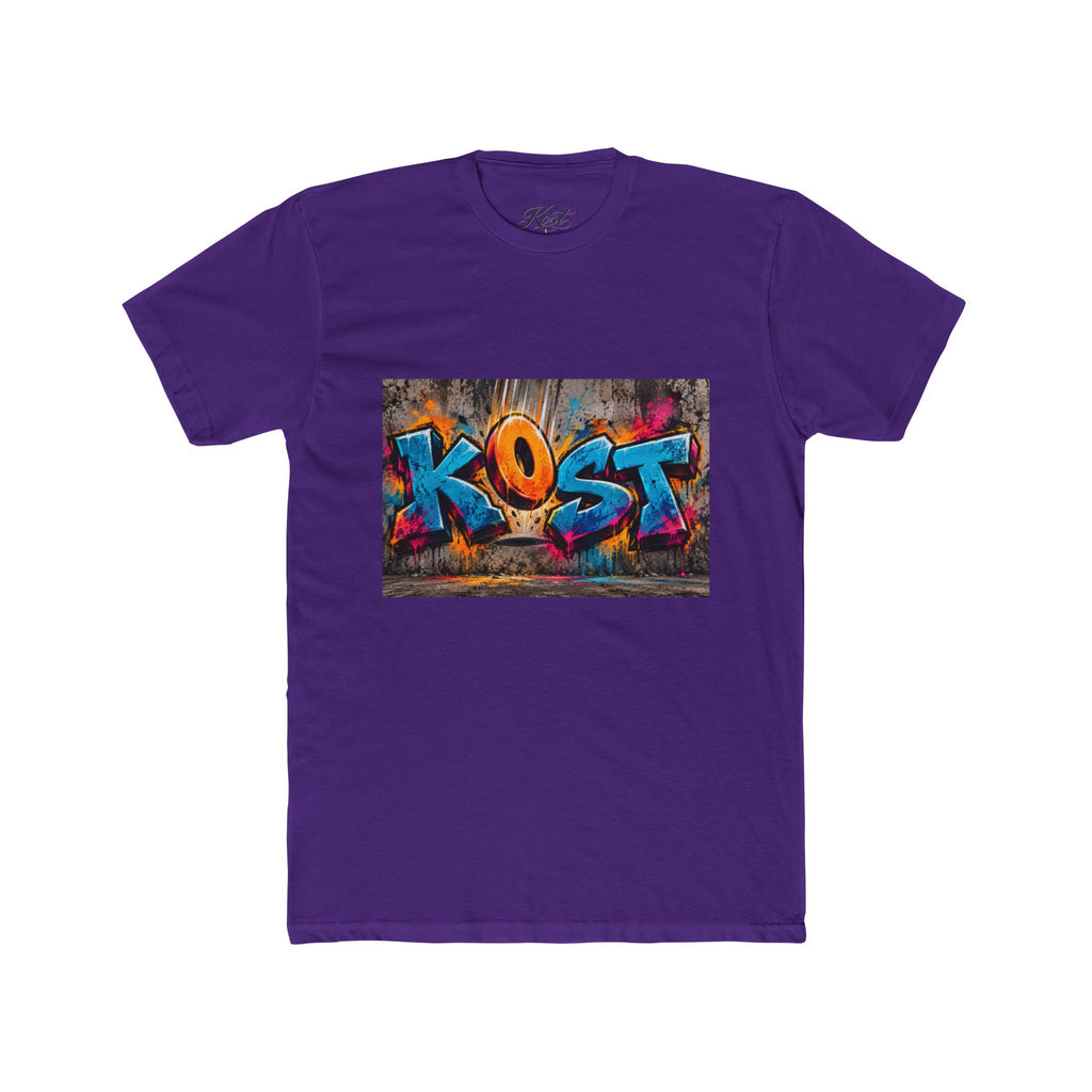 Graffiti 'KOST' Crew Tee — Colorful Urban Street Art T-Shirt