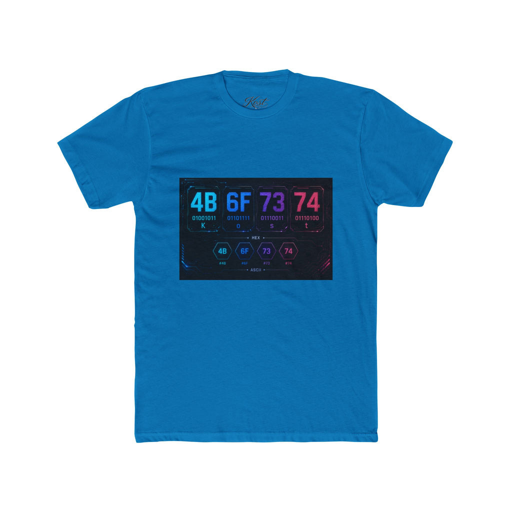 4B 6F 73 74 74 Binary Code Graphic T-Shirt