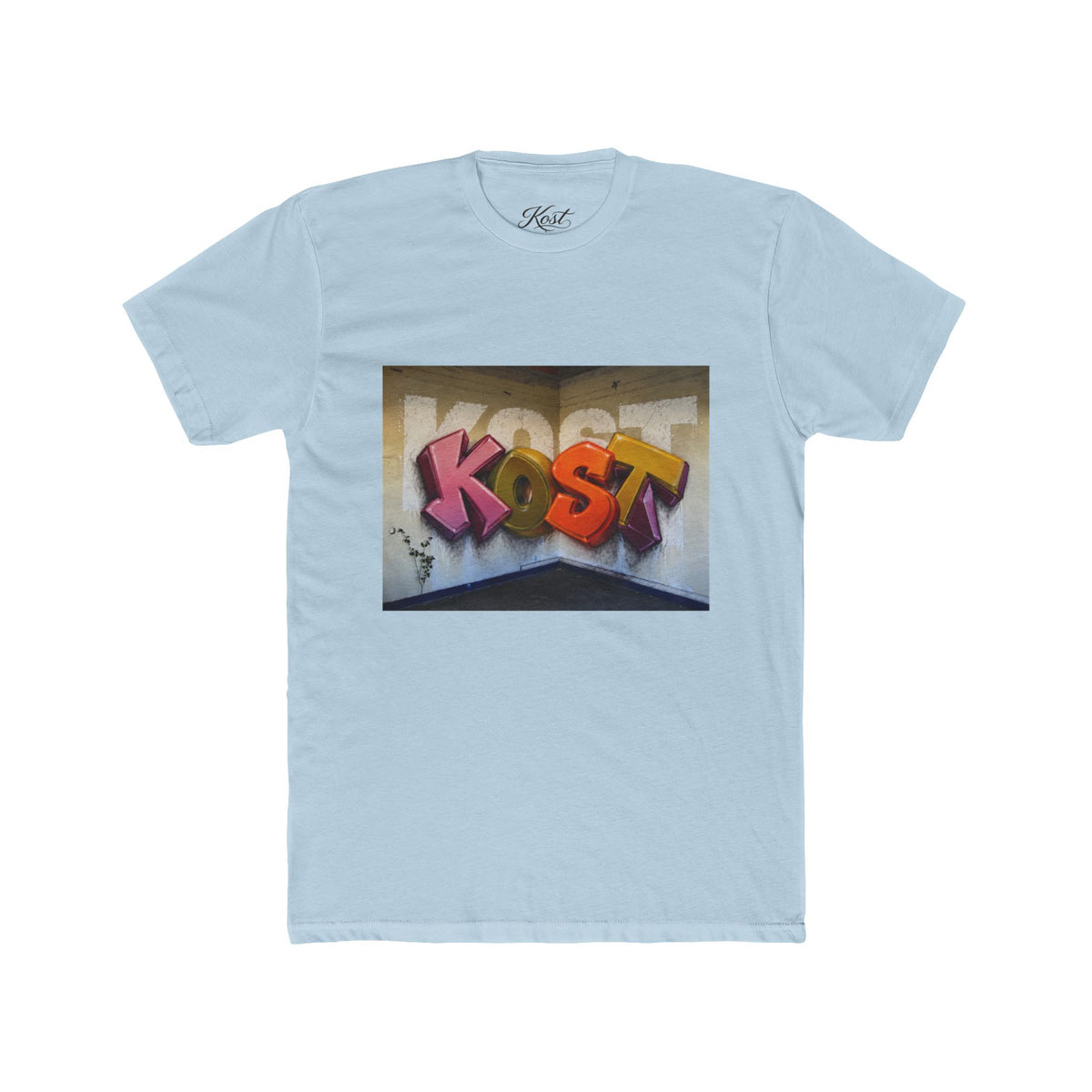 Graffiti "KOST" Street Art T‑Shirt — Bold Urban Lettering Tee