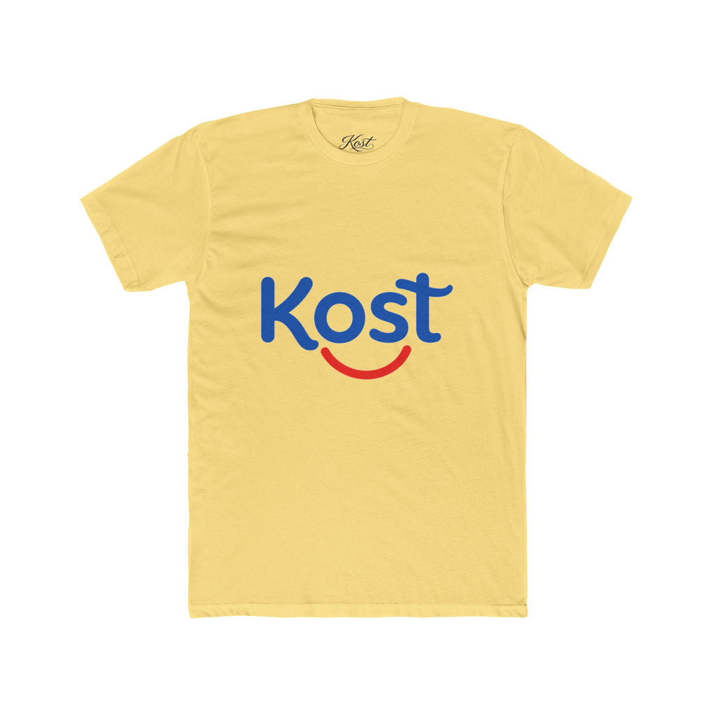 Kost Smile Logo Tee — Minimal Graphic Cotton Crew T-Shirt