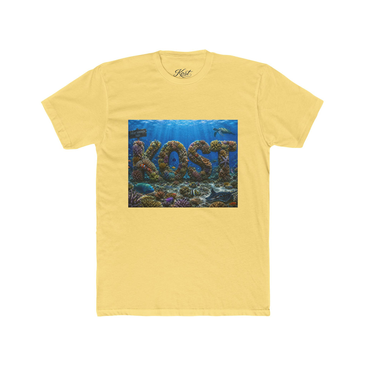 KOST Coral Reef T‑Shirt — Ocean Marine Life Graphic Tee