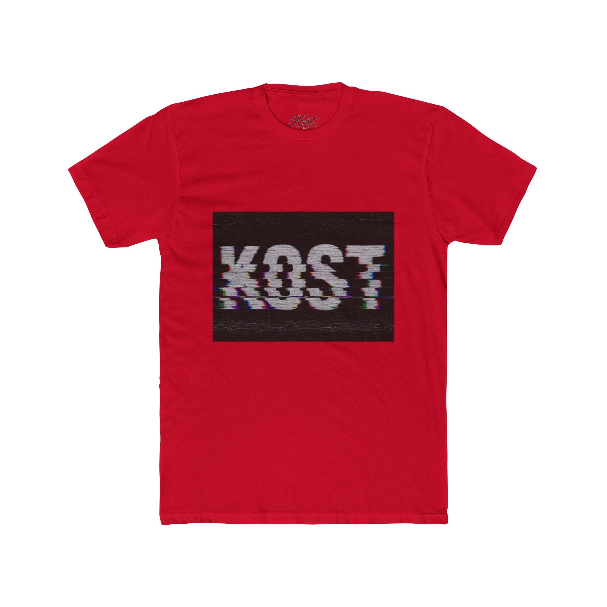 KOST Glitch Logo Tee — Retro Vaporwave Graphic T‑Shirt