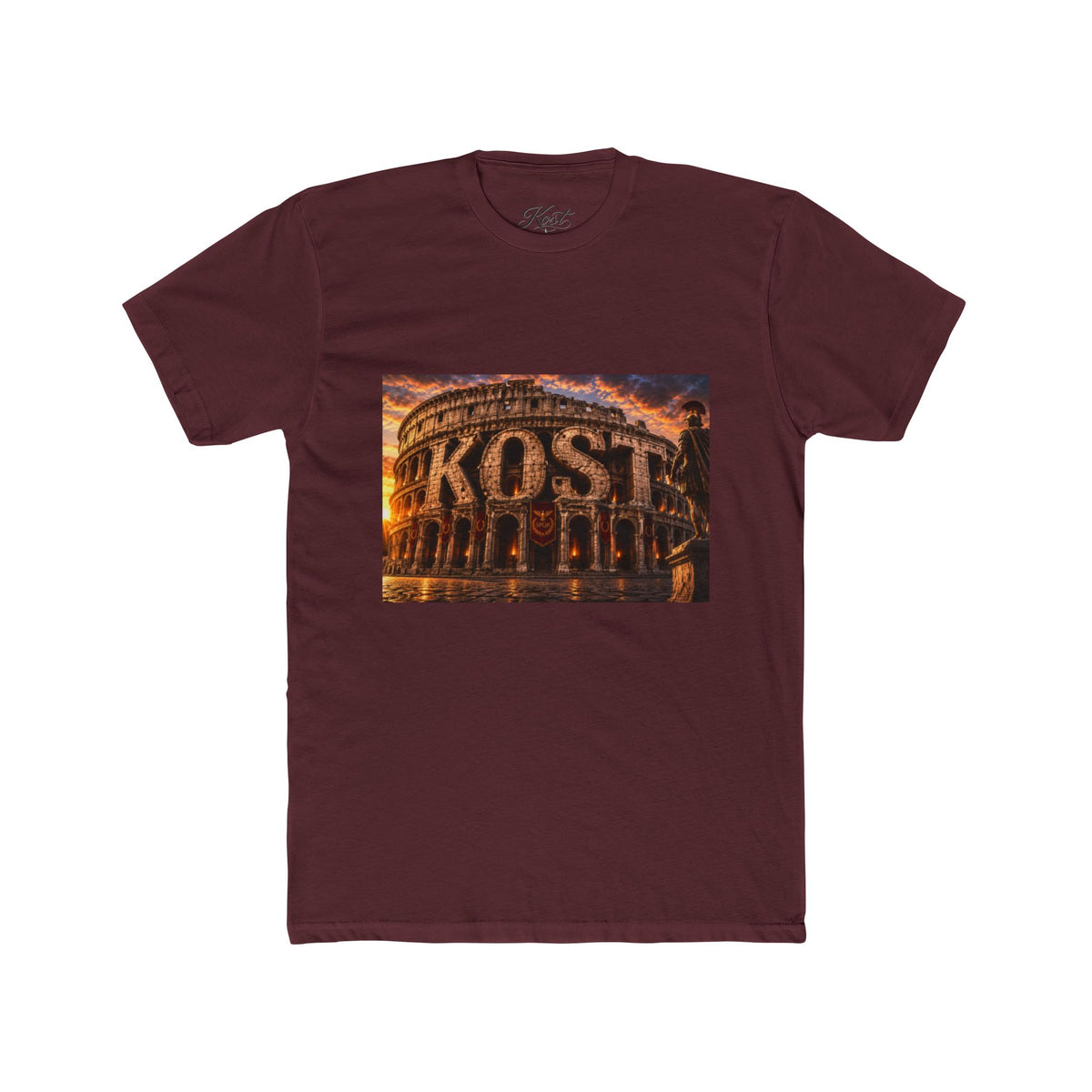 KOST Coliseum Graphic Tee — Vintage Roman Architecture Sunset T-Shirt