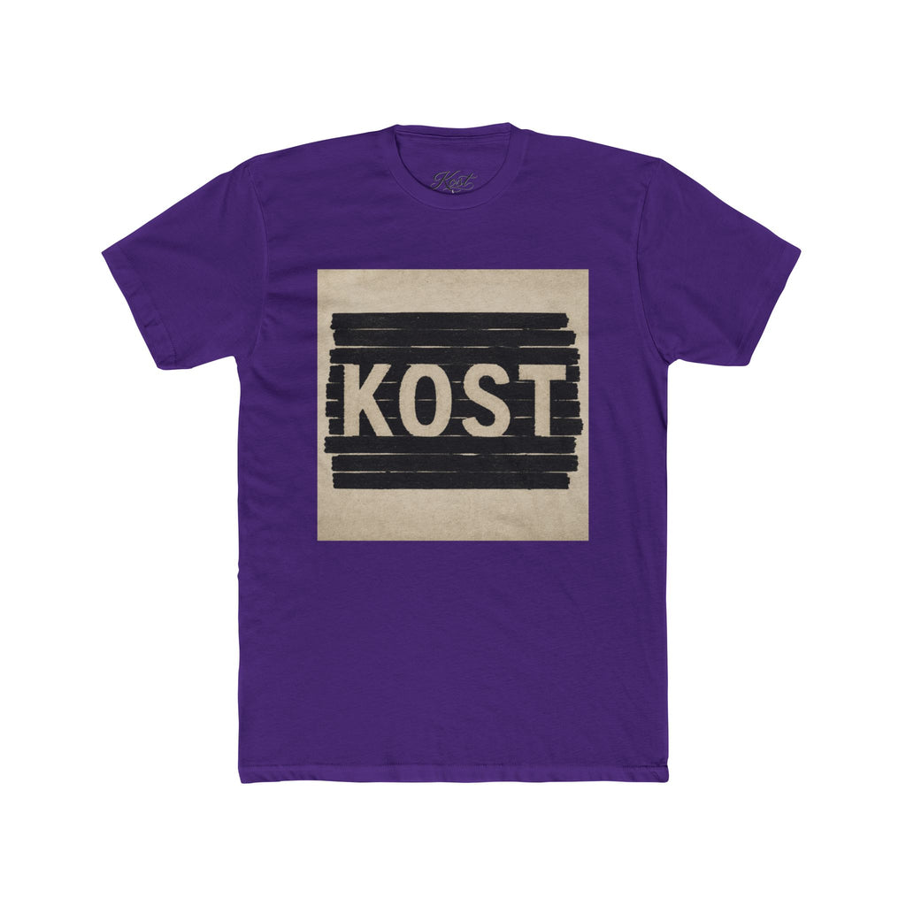 KOST Graphic Tee – Vintage Block Logo Cotton T‑Shirt