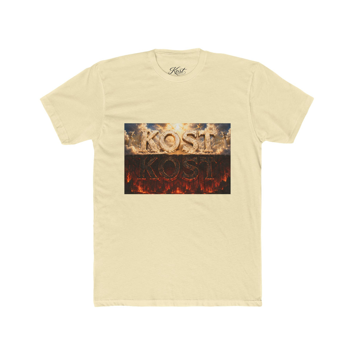 Kost Fiery Smoke Graphic Tee — Rock/Metal Band Style Shirt