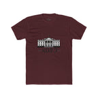 White Tee with Presidential Building Graphic & KOST Text