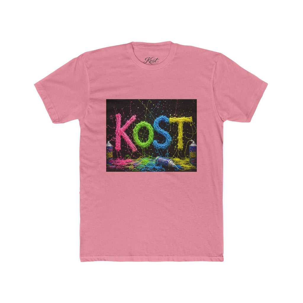 KOST Colorful Abstract Art Cotton T-Shirt