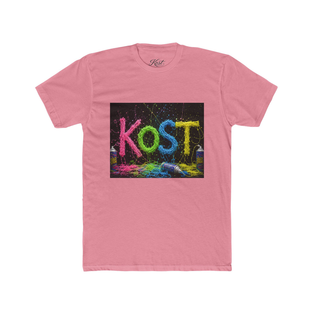 KOST Colorful Abstract Art Cotton T-Shirt
