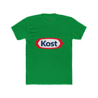 Kost Logo T-Shirt — Retro Red & Blue Graphic Crew Tee