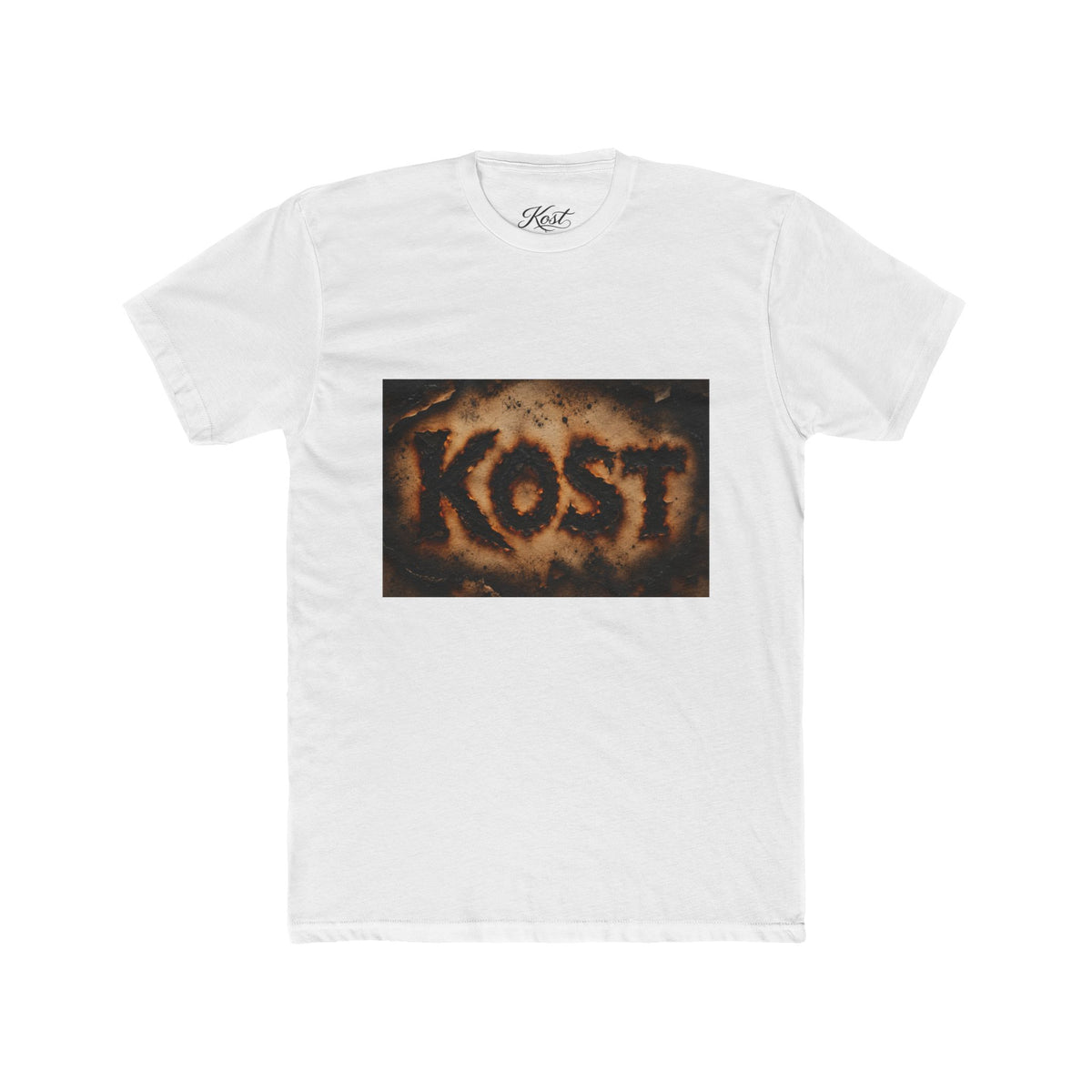 KOST Burnt Logo Tee — Vintage Grunge Graphic T-Shirt