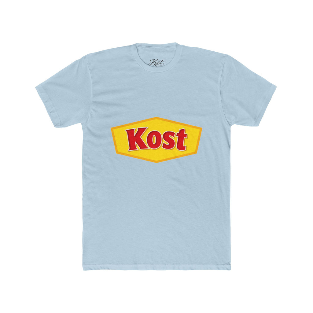 Kost Logo Tee — Retro Yellow & Red Graphic T-Shirt