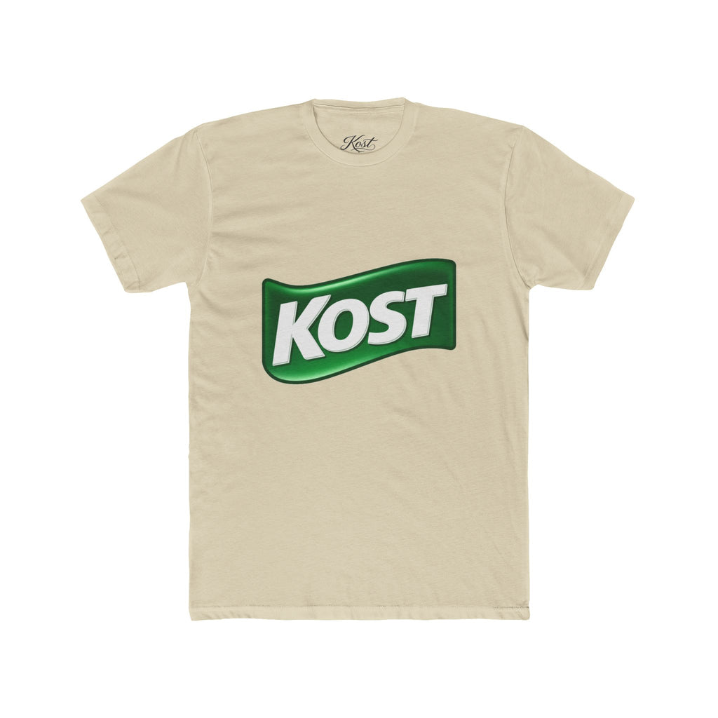 KOST Logo Tee — Vintage Green Wave Graphic T-Shirt
