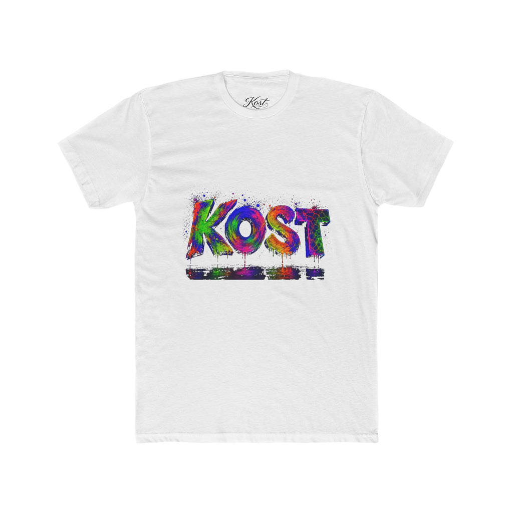 KOST Color-Splatter Tee — Retro Graffiti Graphic T-Shirt