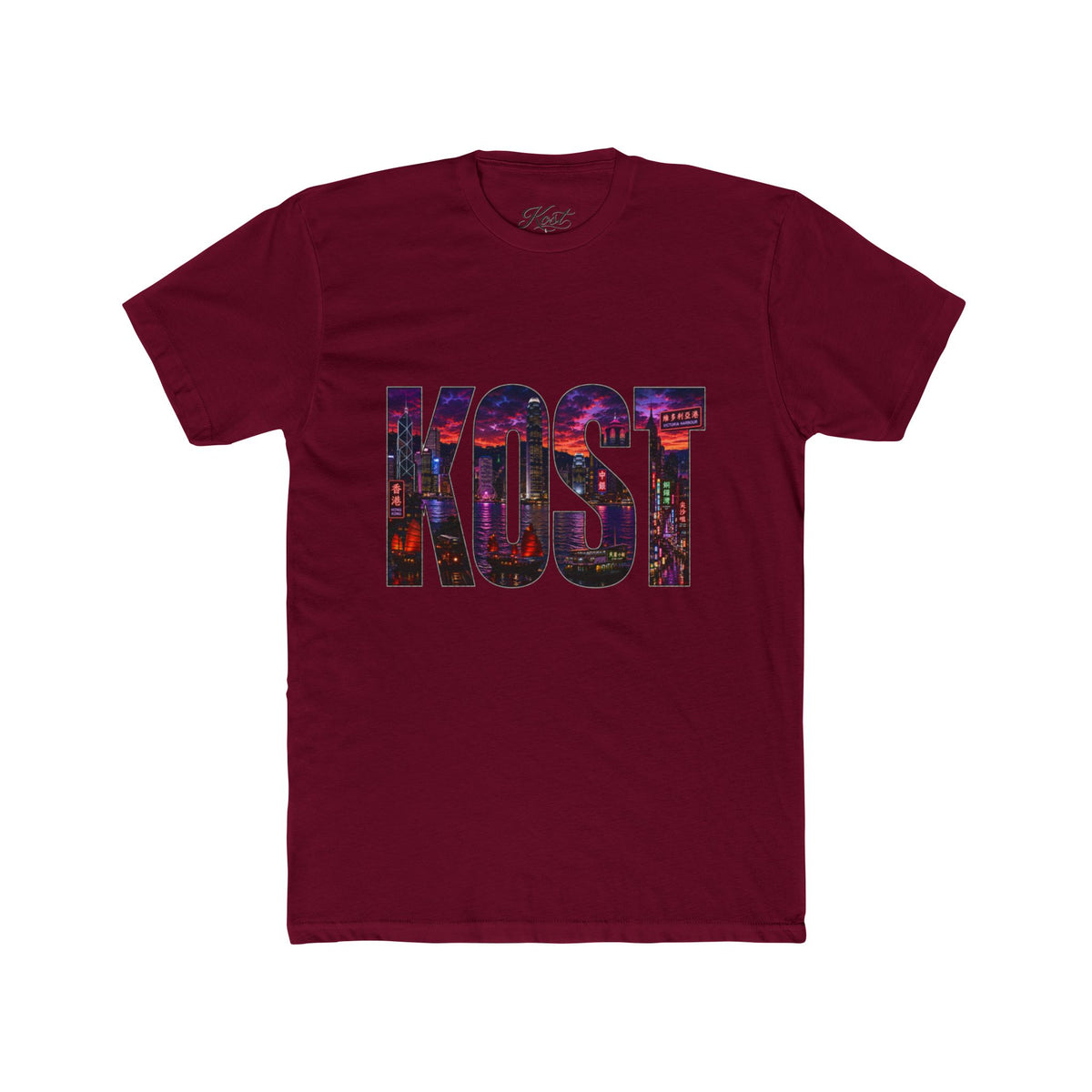 KOST Cityscape Graphic Tee — Bold Urban Lettering T‑Shirt