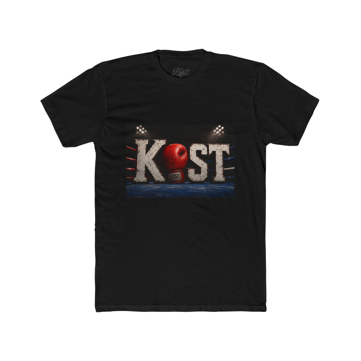 Boxing Ring 'KOST' Graphic Tee — Vintage Fight Night T-Shirt