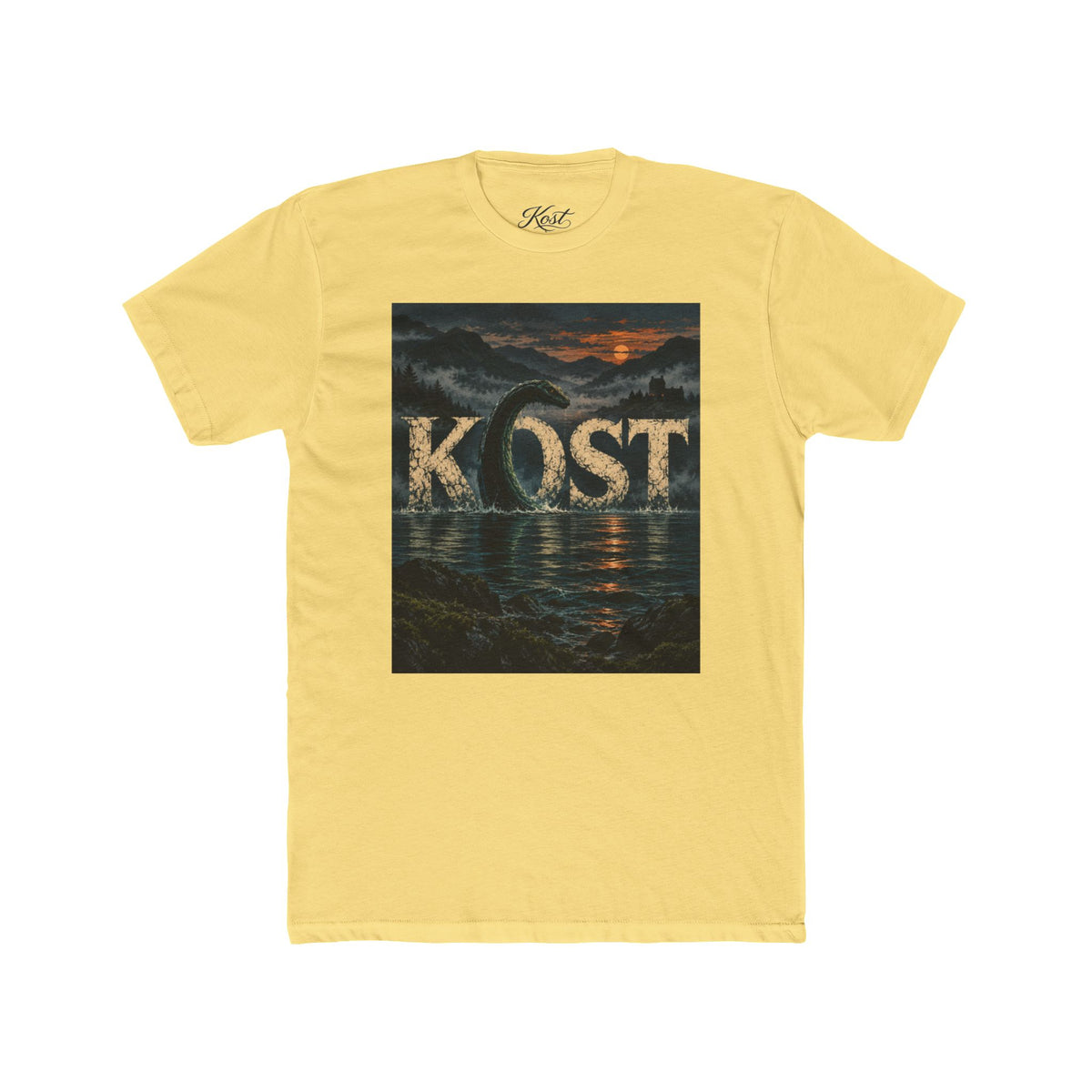 KOST Reflection Tee — Vintage Ocean Sunset Graphic T-Shirt