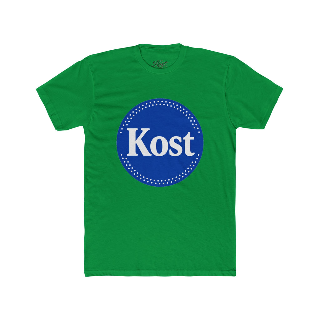 Kost Logo Tee — Vintage Blue Circle Graphic T‑Shirt