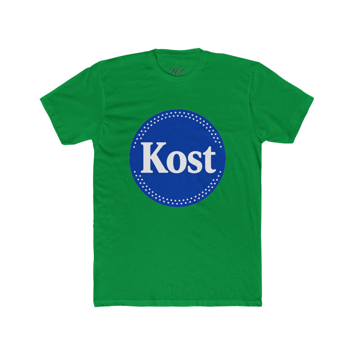 Kost Logo Tee — Vintage Blue Circle Graphic T‑Shirt