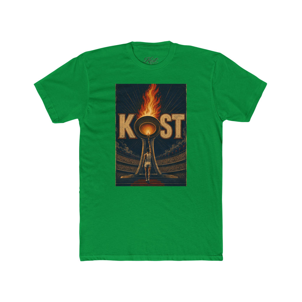KOST Vintage Torch Tee — Retro Flame Graphic T-Shirt