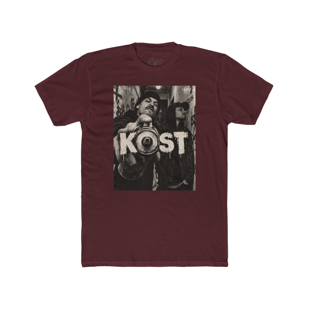 KOST Street Photo Crew Tee — Vintage Megaphone Graphic