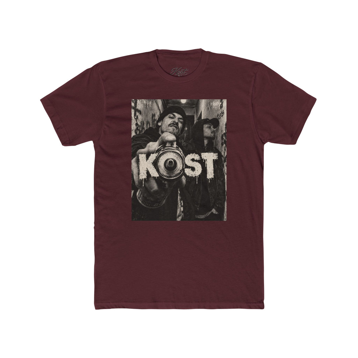 KOST Street Photo Crew Tee — Vintage Megaphone Graphic