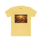 KOST Sunrise Graphic Tee — Vintage Stone Lettering Sunset T-Shirt