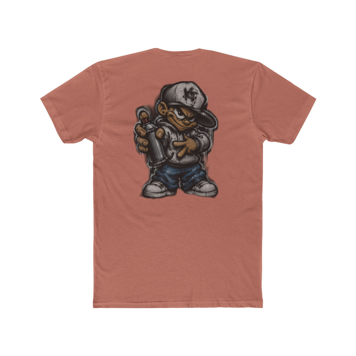 Crew Tee — KOST Graffiti Logo & Urban Character Streetwear