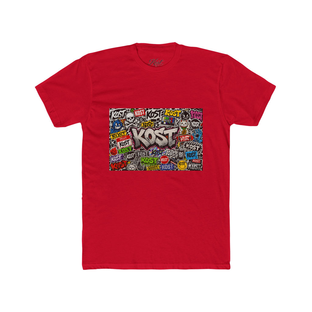 KOST Graffiti Logo Crew T‑Shirt — Urban Streetwear Graphic Tee