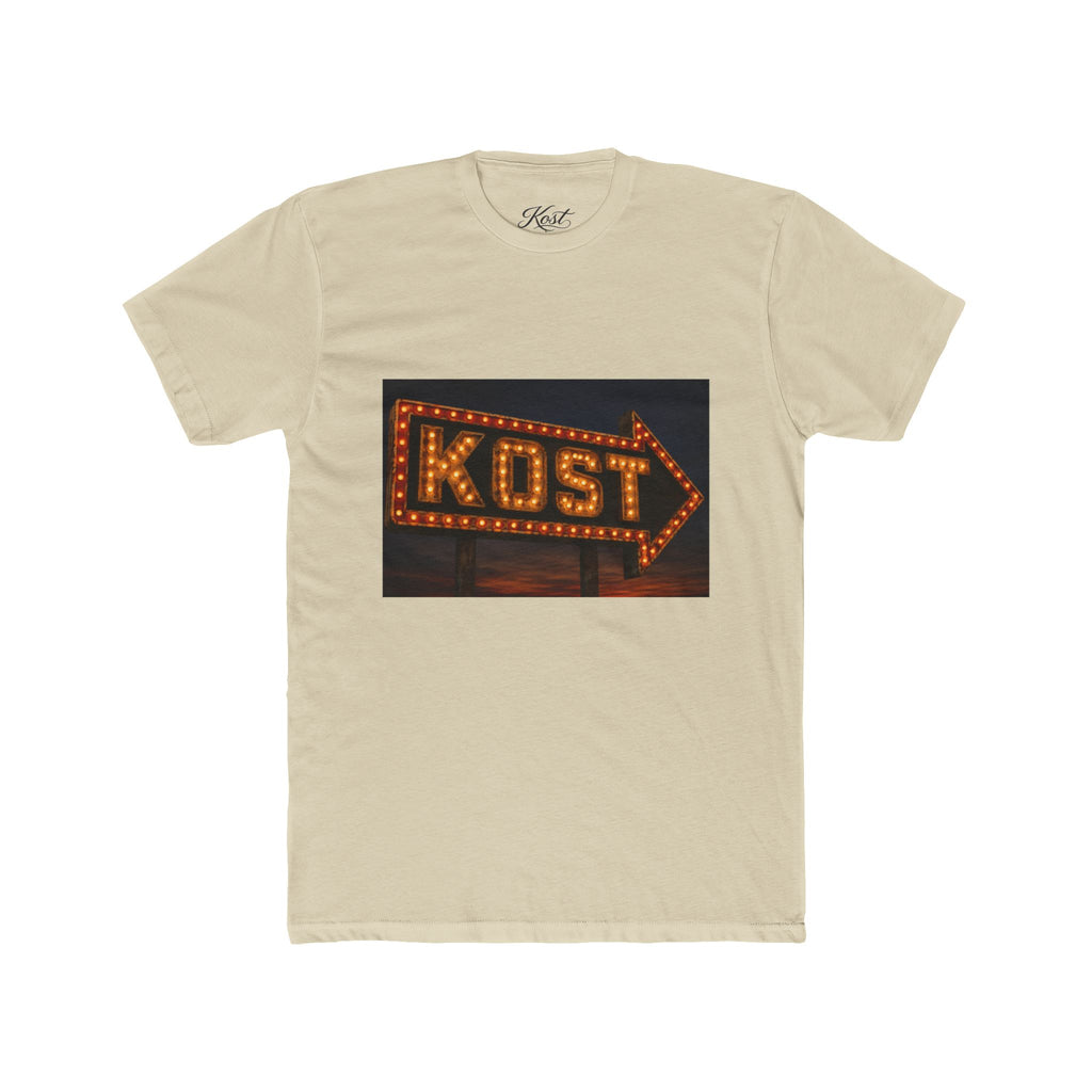 KOST Marquee Arrow Tee — Vintage Neon Sign Graphic T-Shirt