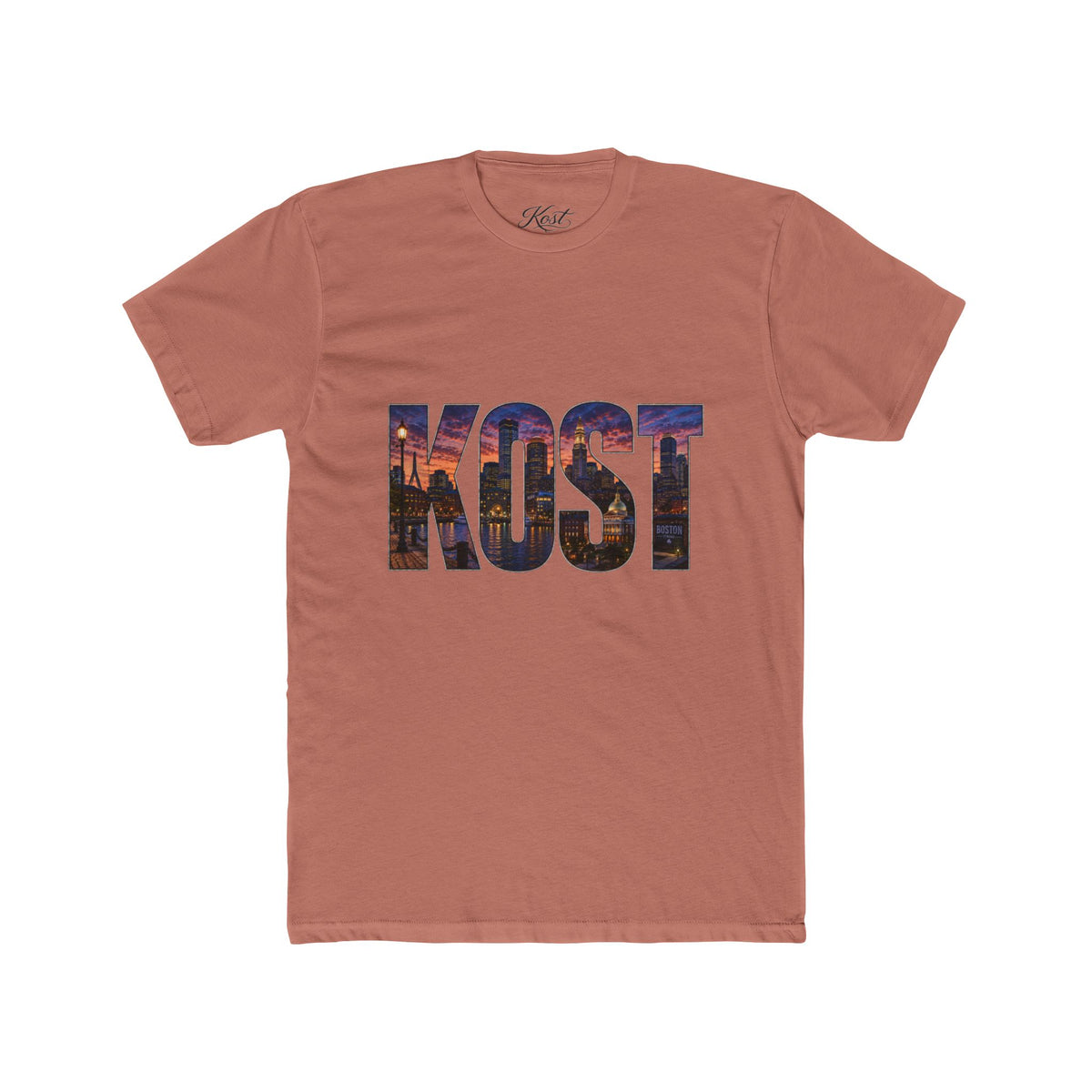 KOST Cityscape T-Shirt — Urban Skyline Lettering Tee