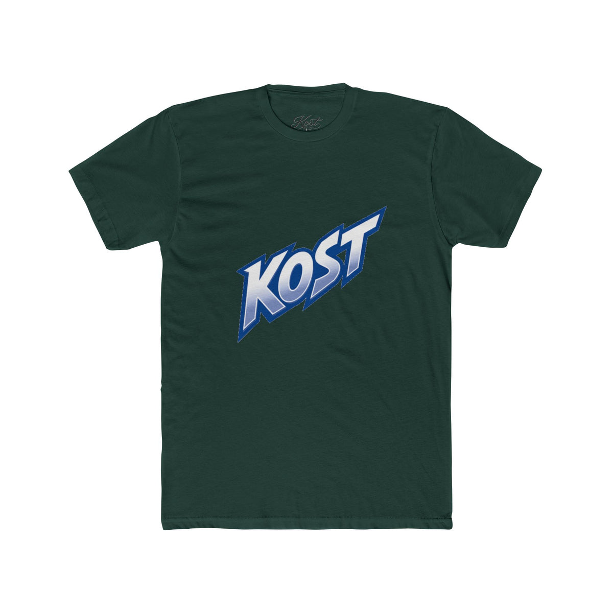 KOST Logo T‑Shirt — Retro Blue Athletic Graphic Tee