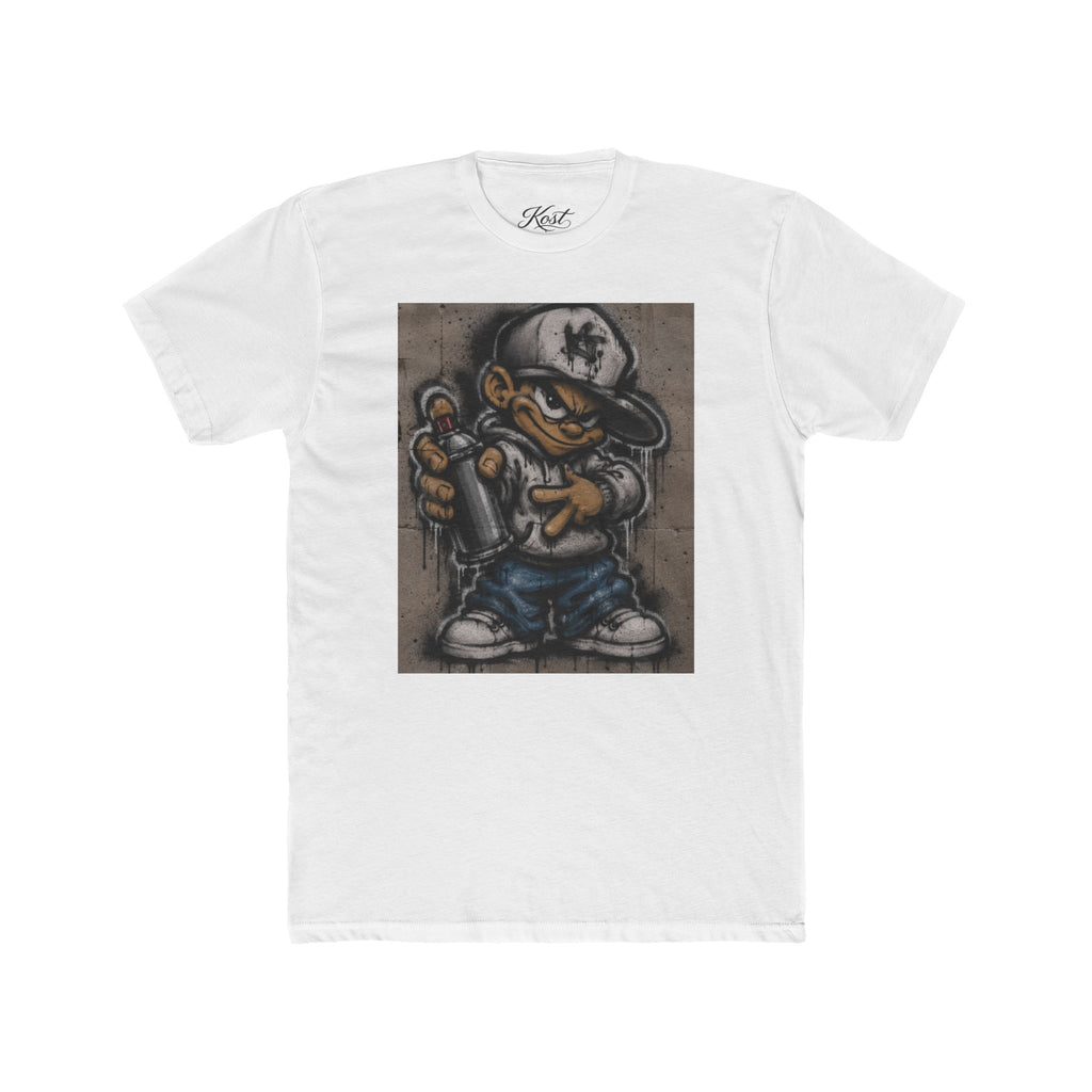 Graffiti Kid Tee — Urban Street Art Cartoon T-Shirt