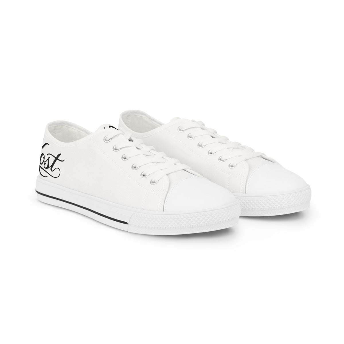 Men’s Low Top Sneakers – Classic White Casual Shoes
