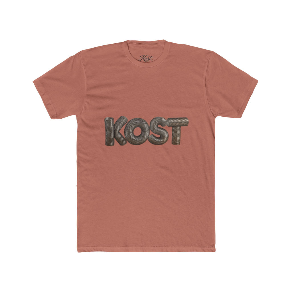 KOST Logo Tee — Retro 3D Lettering Cotton T‑Shirt
