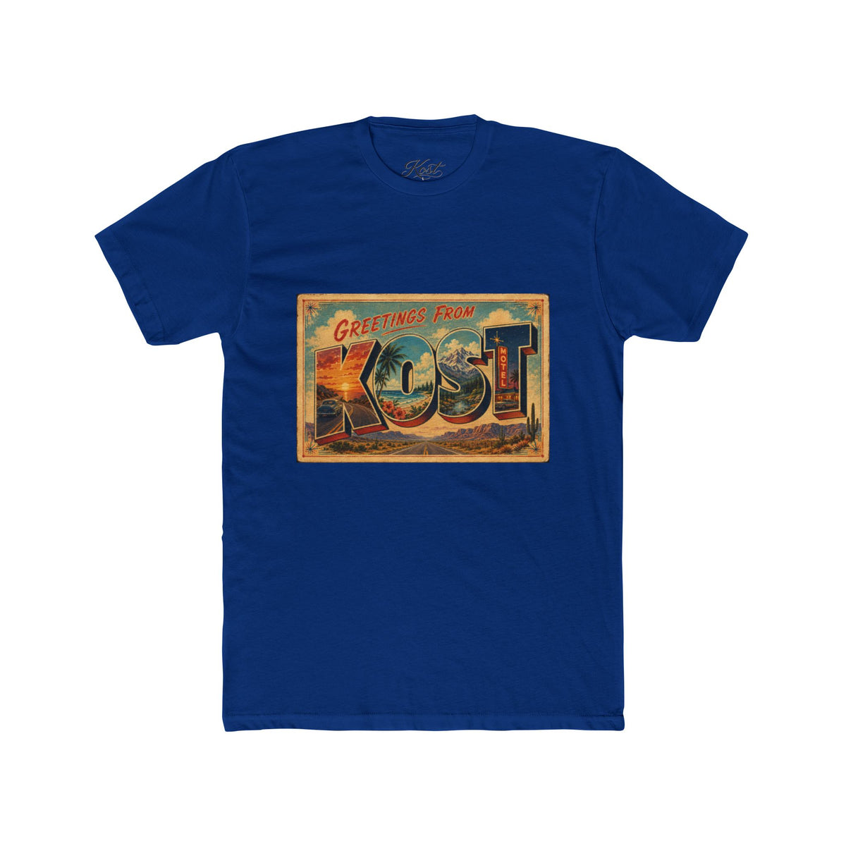 Greetings From KOST Vintage Postcard T-Shirt