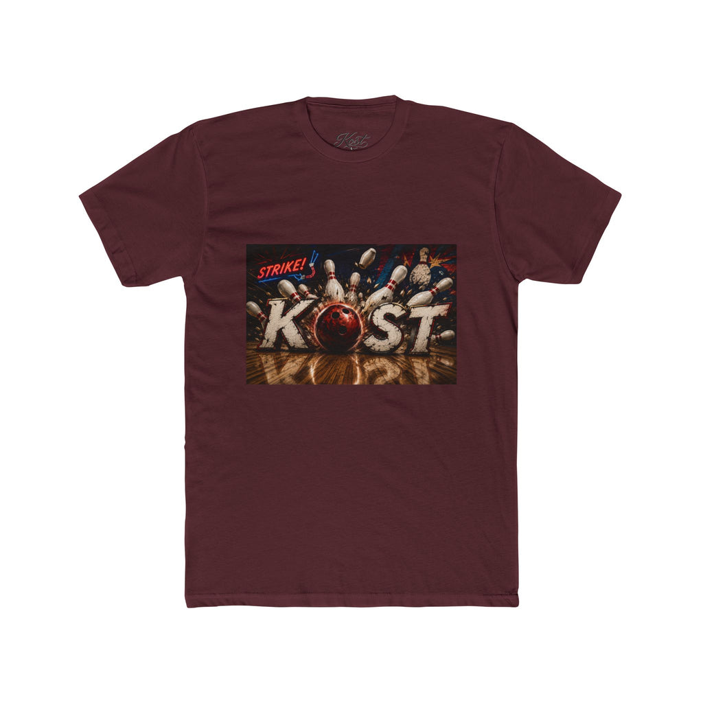 Bowling Strike Graphic Tee — "KOST" Pinfall Design