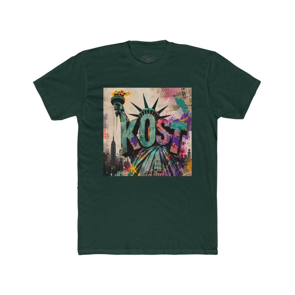 KOST Statue of Liberty Graphic Tee – Colorful NYC Street Art T-Shirt