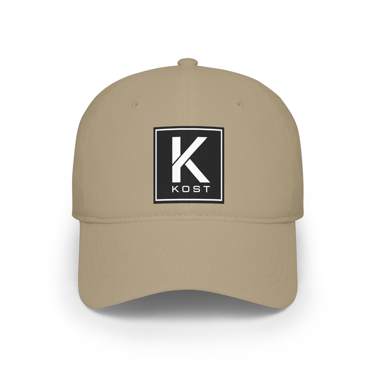 KOST Square Logo Baseball Cap – Low Profile Red Hat