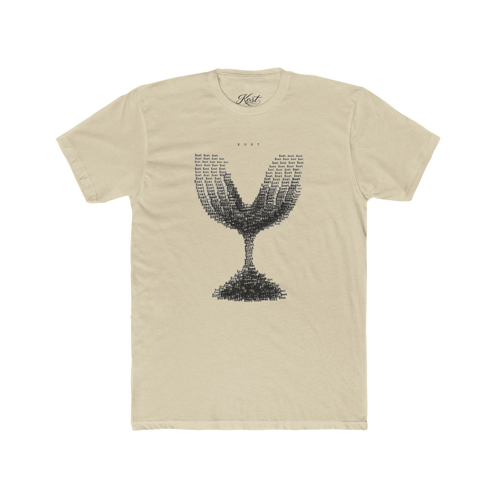 Vintage Wine Glass Graphic T-Shirt