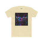 KOSY Neon Geometric Graphic T-Shirt