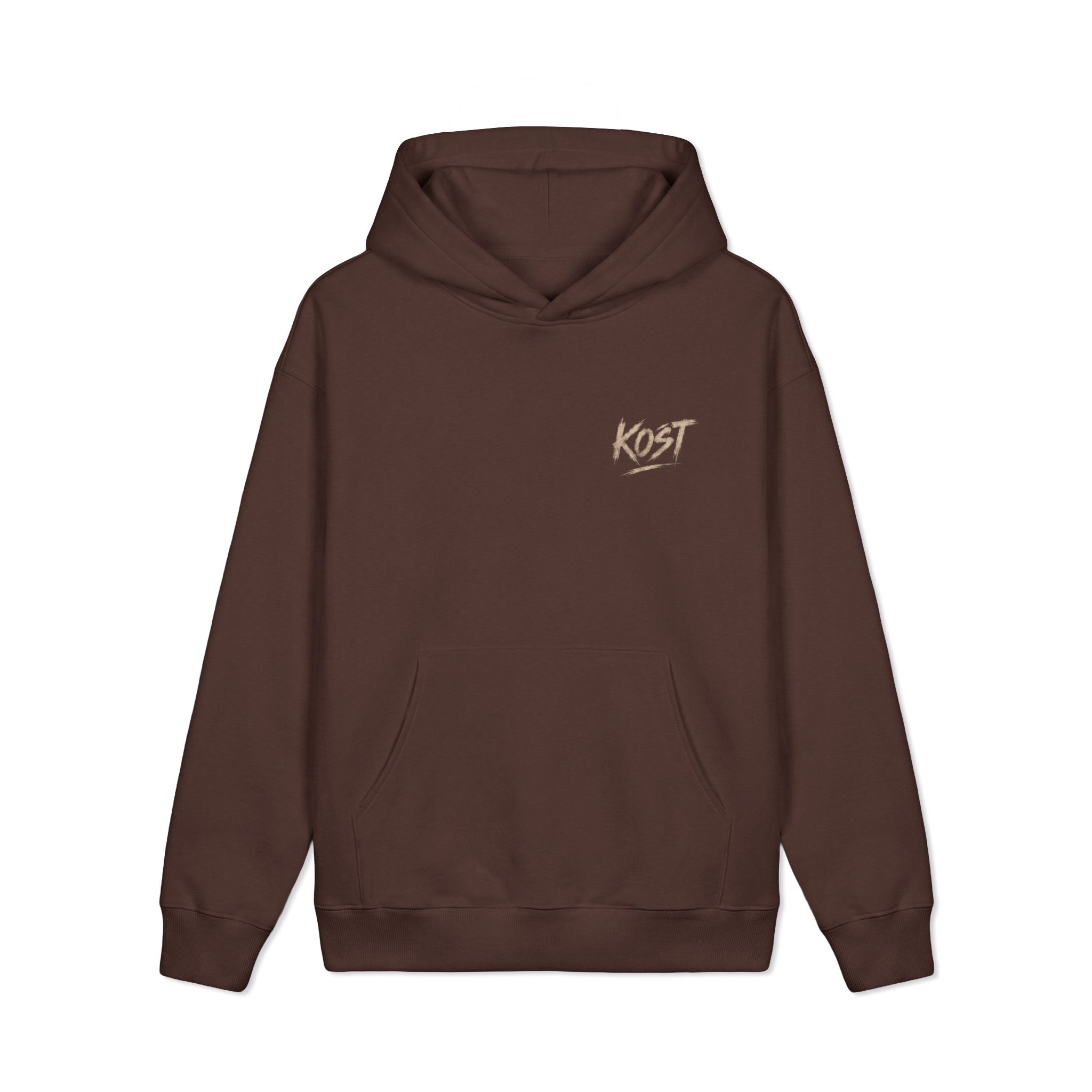 KOST Script Logo Hoodie — Brushed Streetwear Pullover