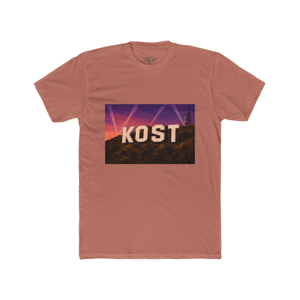 KOST Hollywood Sign Tee — Retro Sunset Graphic T-Shirt