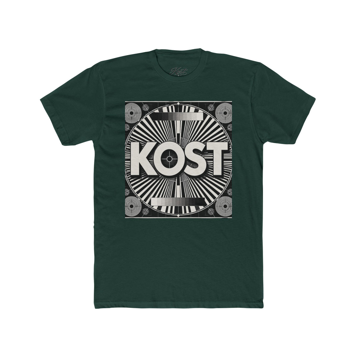 KOST Retro Test Pattern Tee — Vintage TV Signal Graphic T-Shirt