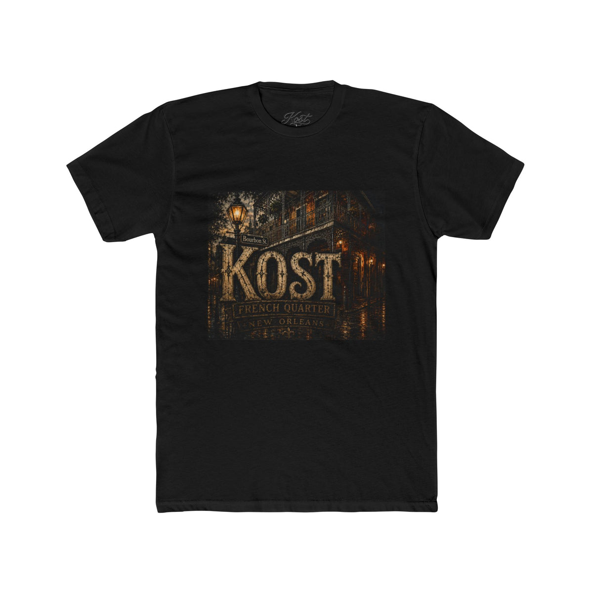 KOST Vintage Street Sign Tee — Rustic Urban Logo T-Shirt