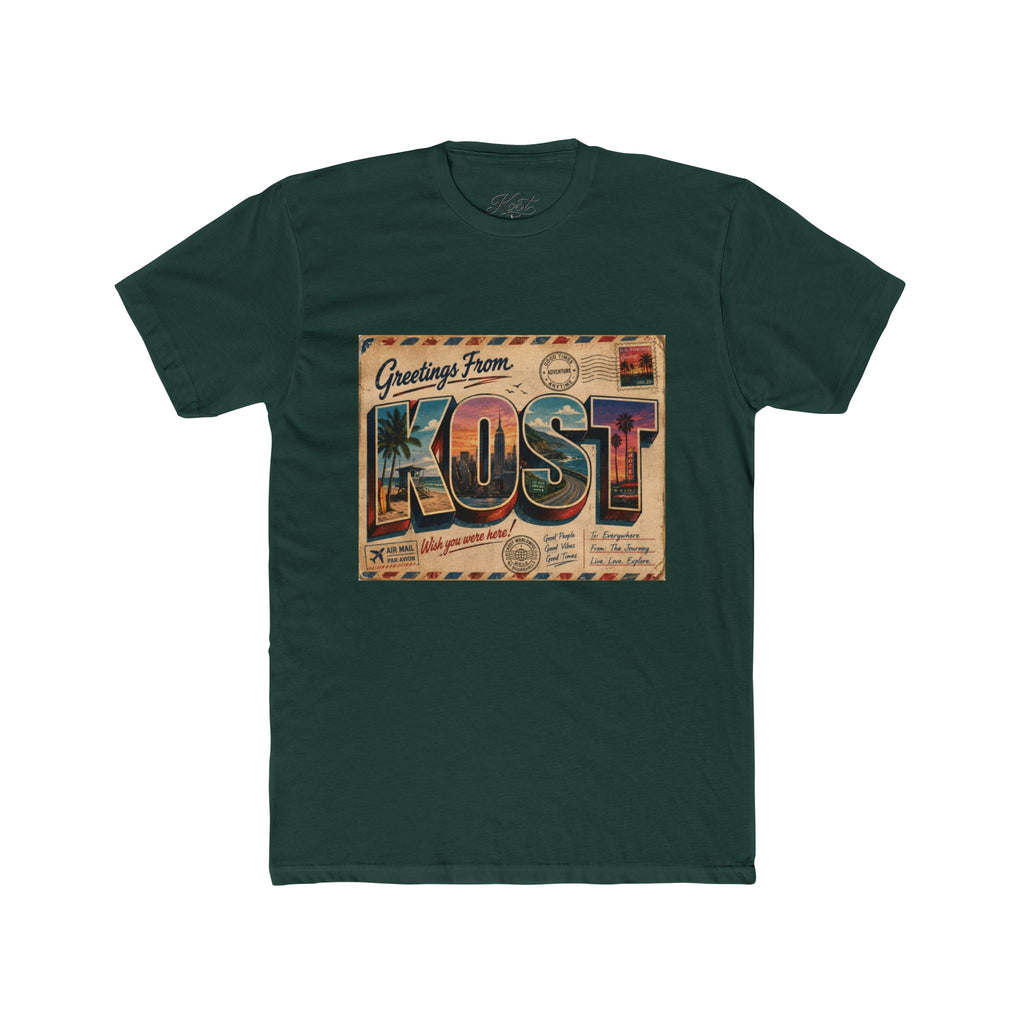 Greetings From KOST Vintage Postcard Tee
