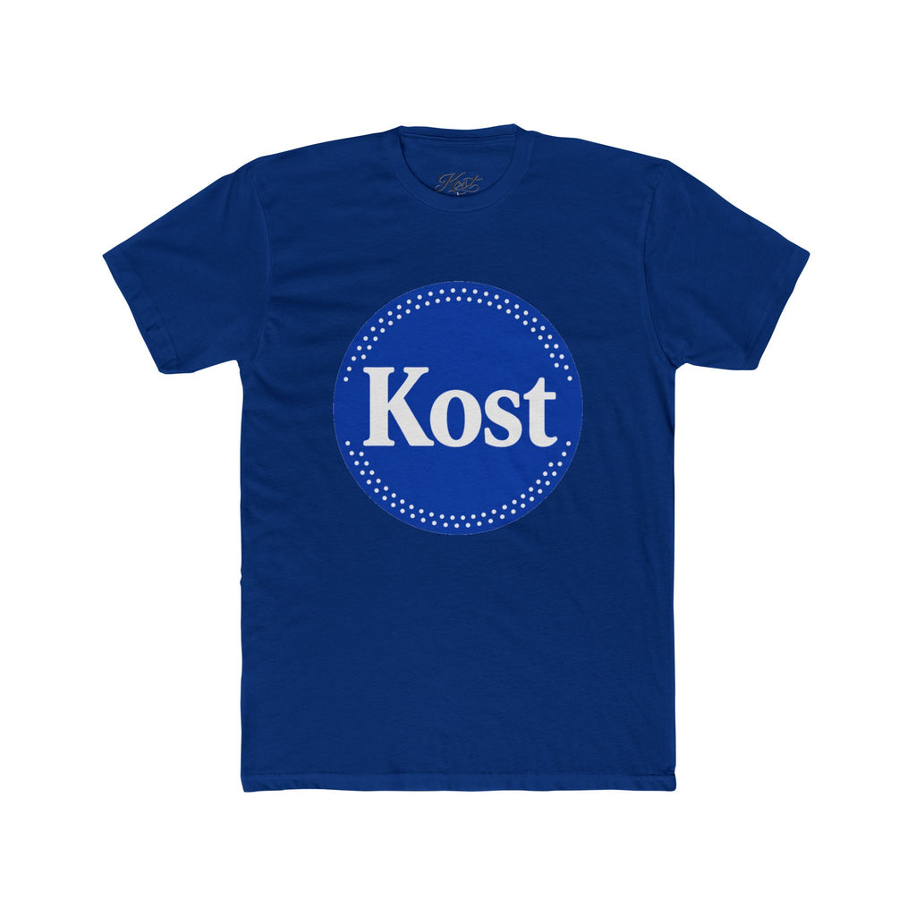 Kost Logo Tee — Vintage Blue Circle Graphic T‑Shirt
