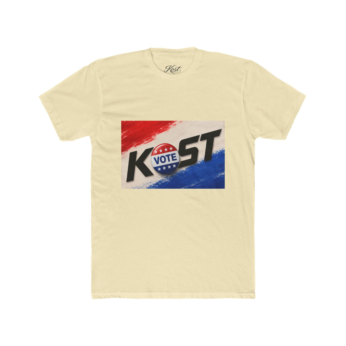 Vote KOST Political Campaign T‑Shirt — Patriotic Red, White & Blue Tee